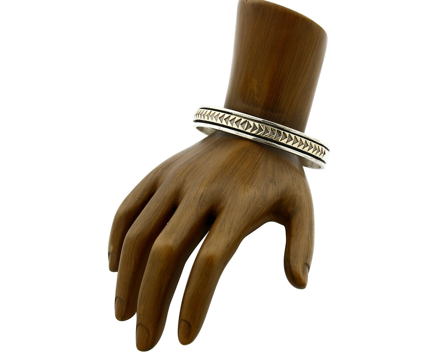 Navajo Bracelet .925 Silver & 14k Solid Gold MM Rogers and EG Cuff C.80's