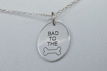 Bad to the Bone Pendant with 18 Inch Chain Both in .925 Solid Silver Necklace