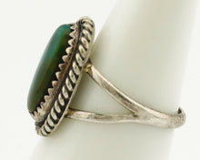 Navajo Ring .925 Silver Royston Turquoise Native American Artist C.1980's
