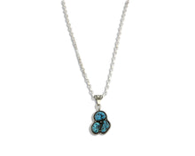Navajo Necklace .925 Silver Morenci Turquoise Signed Artist Tony Guerro C.80's
