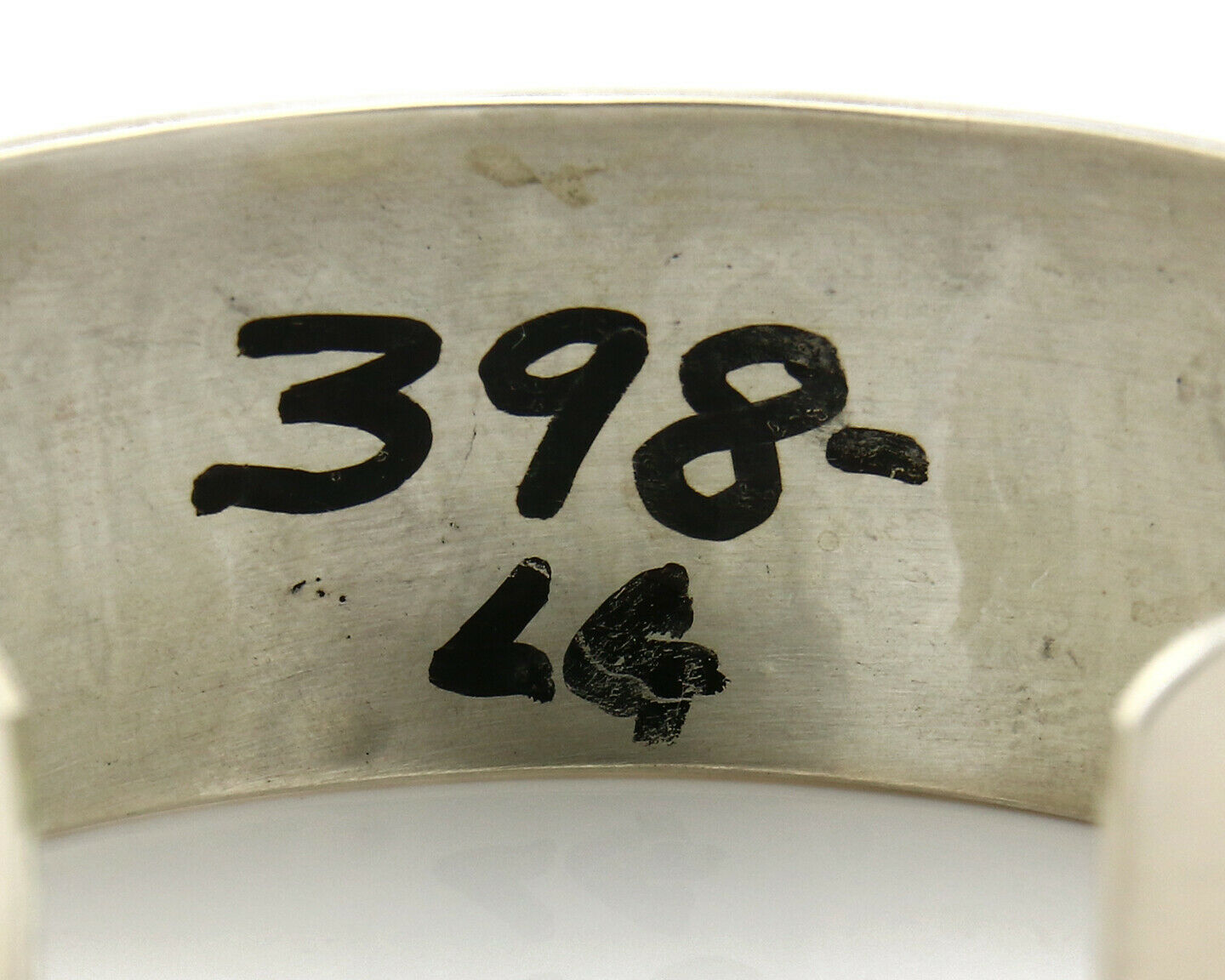 Hopi Bracelet .925 Silver Signed Ted Wadsworth Pictograph Overlay C.80's