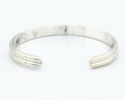 Navajo Bracelet .925 SOLID Silver Handmade Artist Tahe C. 1980's