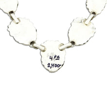 Navajo Malachite Necklace .925 Silver Artist Billie Eagle C.80's