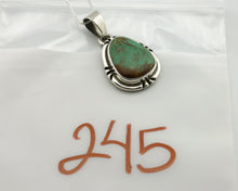 Navajo Pendant .925 Silver Kingman Turquoise Artist Signed Gecko C.80's