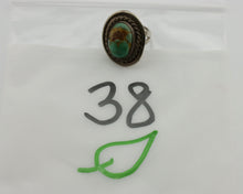 Navajo Ring .925 Silver Royston Turquoise Native American Artist C.1980's