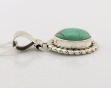 Navajo Necklace .925 Silver Kingman Turquoise Native American Signed C.1980's