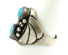 Navajo Ring .925 Silver Turquoise Mountain Artist Native American C.80's