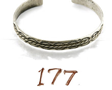 Small Women's Navajo Bracelet .925 Silver Handmade Cuff Signed Montoya C.1980's