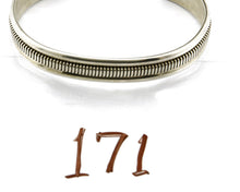 Women's Navajo Bracelet .925 Silver Handmade Cuff Signed TAHE C.1980's