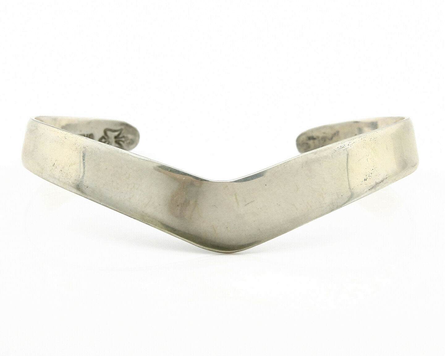 Navajo Handmade Bracelet .925 Silver Native Artist TAHE 80's