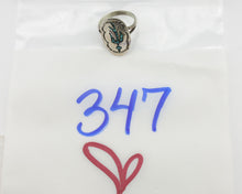 Small Navajo Ring 925 Silver Chip Inlay Turquoise Artist Signed NAKAI C.80's