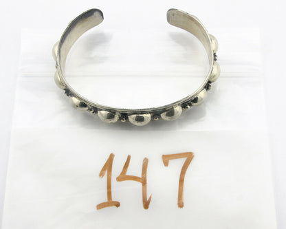 Navajo Bracelet .925 SOLID Silver Handmade Artist C Montoya C. 1980's