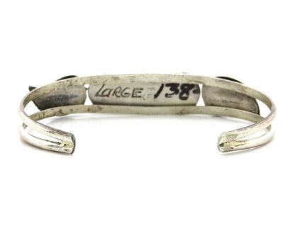 Navajo Bracelet .925 Silver Turquoise Mountain Signed RKFE C.80's