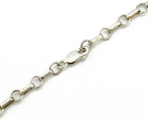 Women's Zuni Necklace .925 Silver Natural Gemstone C.1980's