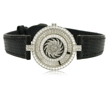 SARCAR OF GENEVE Magic Moon 18k White Gold and Diamond Watch