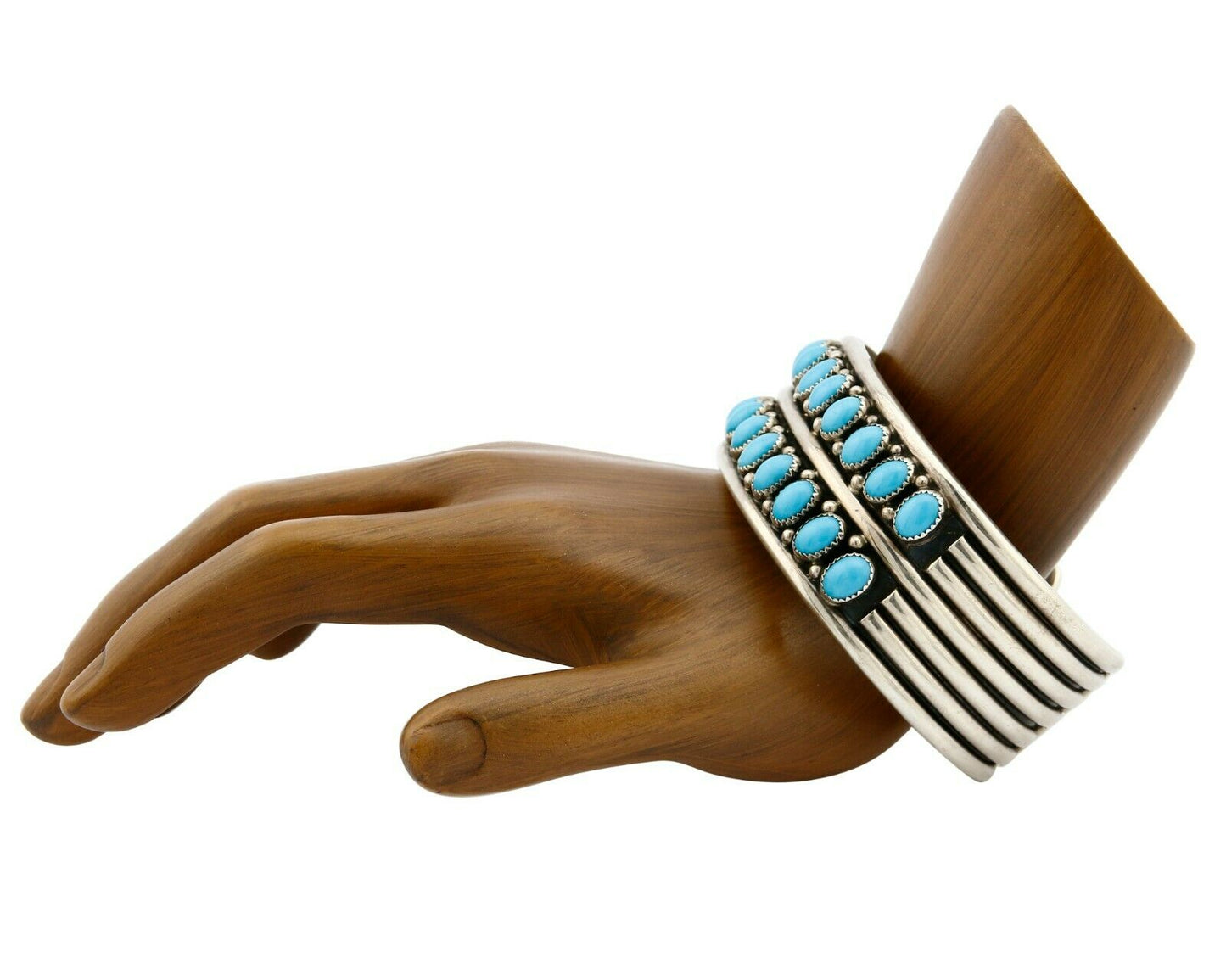 Women's Murphy Platero Bracelet Gem Grade Turquoise .925 Silver Cuff C.80's