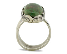 Navajo Ring 925 Silver Royston Turquoise Artist Signed L Benette C.80's