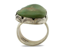 Navajo Ring 925 Silver Royston Turquoise Artist Signed L Benette C.80's