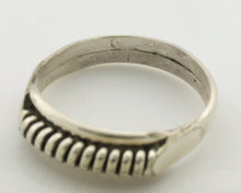 Navajo Ring .925 Silver Size 5.25 Handmade Native American Artist C.1980s