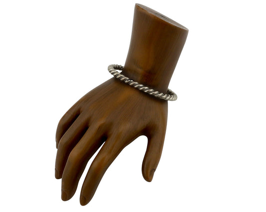 Navajo Handmade Bracelet .925 SOLID Silver Native American Artist Circa 1980's