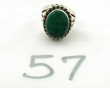 Navajo Ring .925 Silver Blue Green Southwest Turquoise Native Artist C.80's