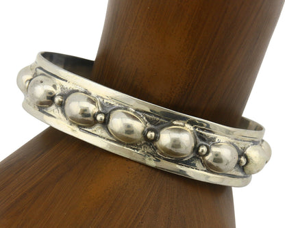 Navajo Bracelet .925 SOLID Silver Handmade Artist C Montoya C. 1980's