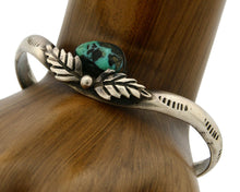 Navajo Bracelet .925 Silver Turquoise Artist Native American Circa 1970's