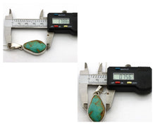 Navajo Handmade Necklace 925 Silver Arizona Turquoise Native Artist C.80's