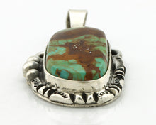 Navajo Necklace 925 Silver Kingman Turquoise Artist Signed Gecko C.80's