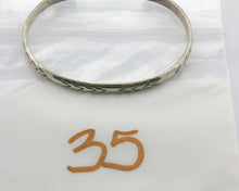 Navajo Bracelet .925 Silver Hand Stamped Arrow Head Signed Montoya C80s